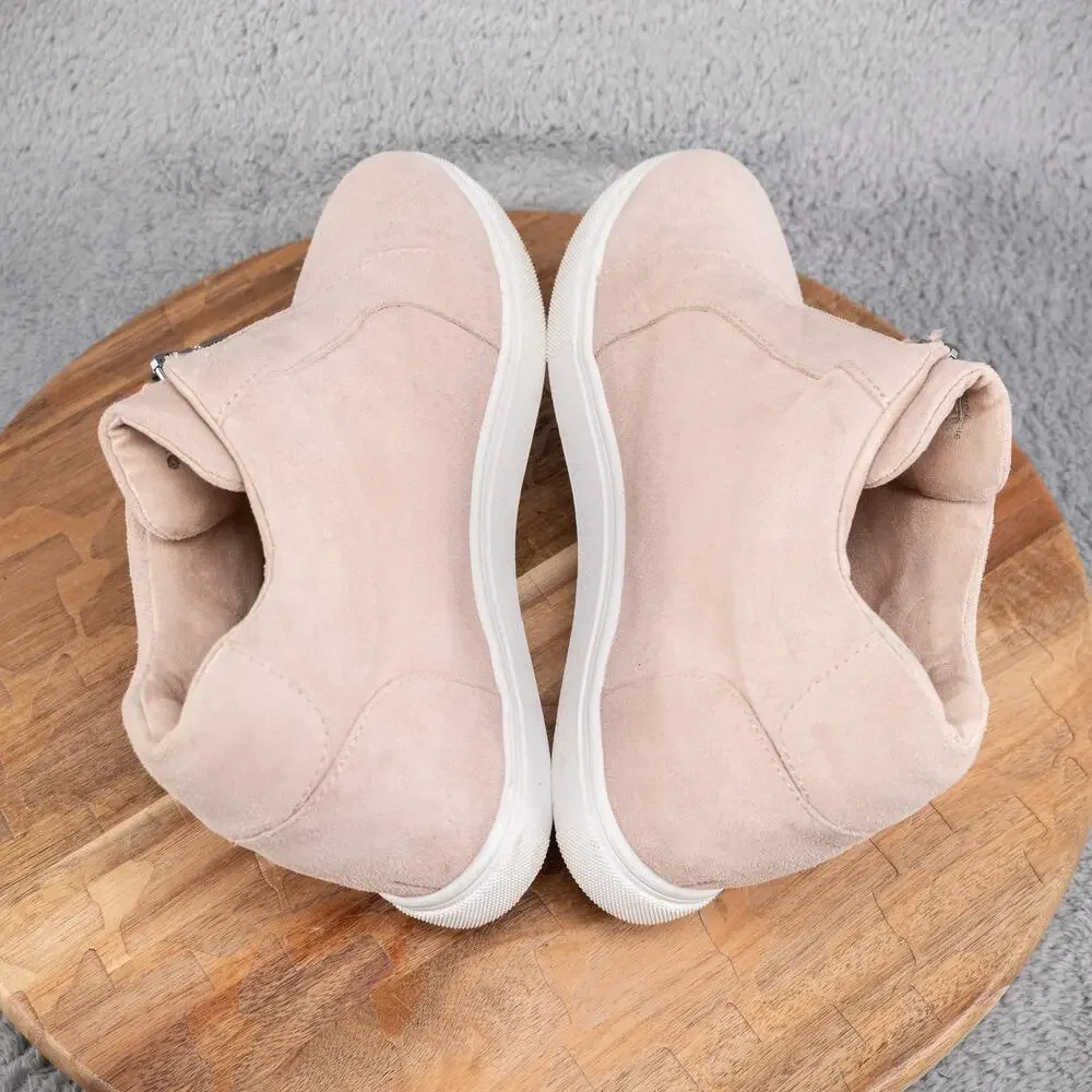 Blondo Glenda‎ Waterproof Sneaker Bootie Mushroom Suede Size 10 M